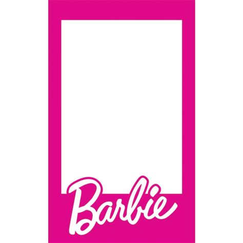 barbie selfie template